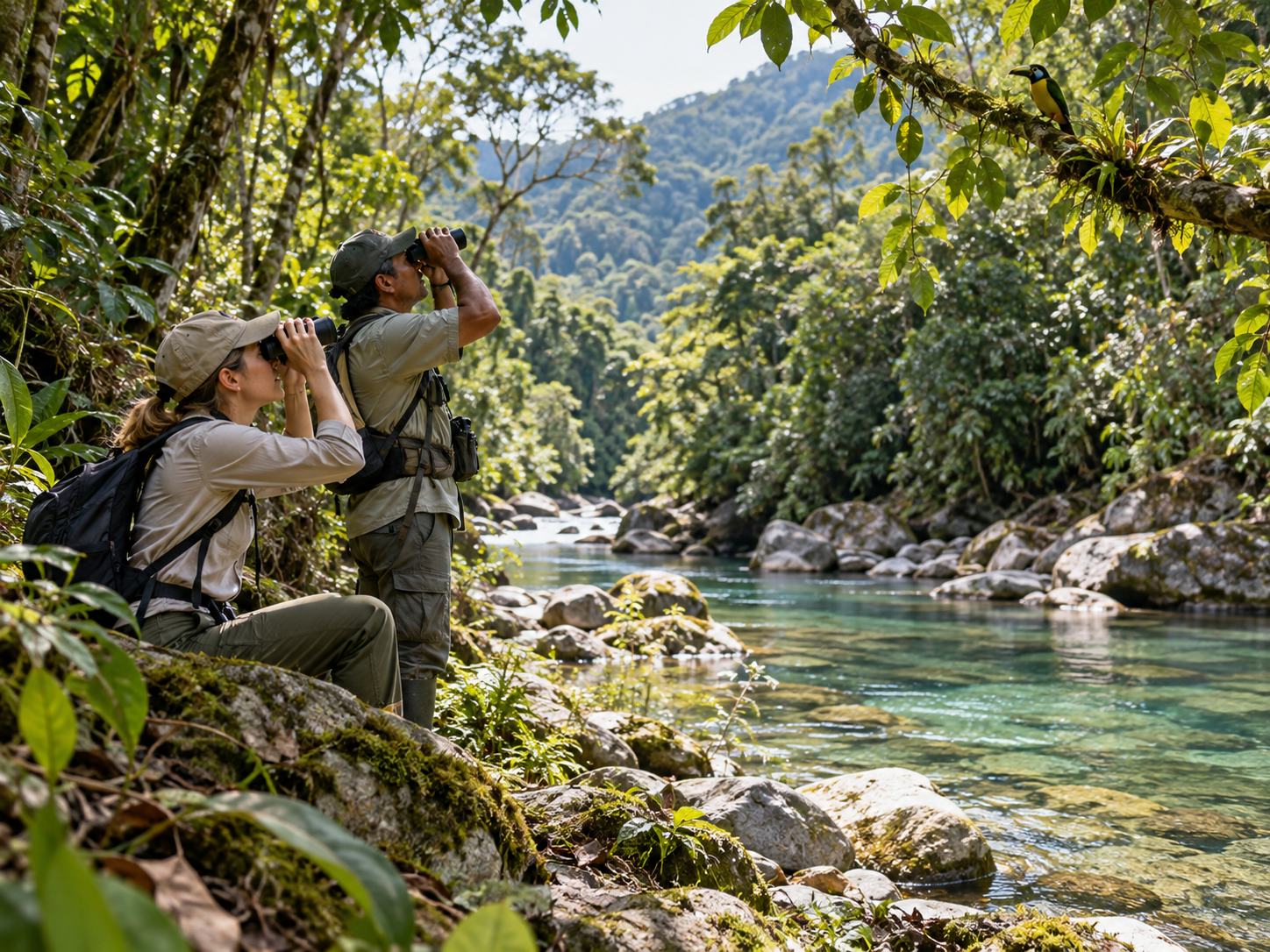 Private birdwatching tour with a local guide in San Rafael, Antioquia